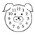 Pig Face Clock Line PDF
