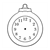 Ornament Clock Line PDF