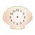 Clamshell Clock Color PNG