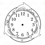 Dolphin Clock