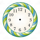 Swirly Clock