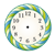 Swirly Clock Color PNG
