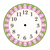 Flower Clock Color PNG