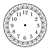 Flower Clock Line PDF