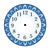 Blue Flower Clock Color PDF