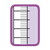 Purple Thermometer Color PNG