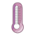 Purple Bulb Thermometer Color PNG