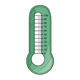 Green Bulb Thermometer empty