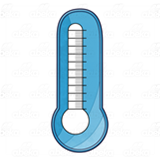 Blue Bulb Thermometer
