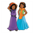 Two Girls Color PDF