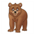 Brown Bear Cub Color PDF