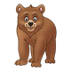 Brown Bear Cub looking forward