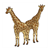 Two Adult Giraffes Color PDF