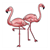 Two Flamingoes Color PDF