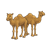 Two Brown Camels Color PNG