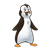 Penguin Color PNG