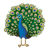 Blue Peacock Color PNG