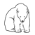 Polar Bear Line PNG