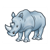 Rhinoceros Color PDF
