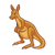 Brown Kangaroo Color PNG