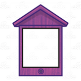 Purple Birdhouse