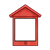 Red Birdhouse Color PNG