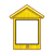 Yellow Birdhouse Color PNG