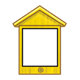 Yellow Birdhouse 