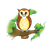 Owl Color PNG