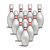 Bowling Pins Color PDF