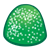 Green Gumdrop Color PNG
