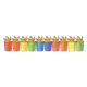 Row of Pencil Cups multicolored