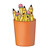 Orange Pencil Cup Color PDF