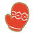 Mitten Cookie Color PNG