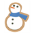 Snowman Cookie Color PDF