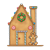 Gingerbread House Color PNG