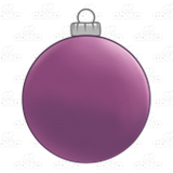 Round Purple Ornament