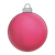 Round Magenta Ornament Color PNG