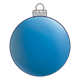 Round Blue Ornament 