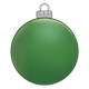 Round Green Ornament 