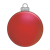Round Red Ornament Color PNG