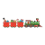 Christmas Train Color PNG