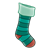Striped Stocking Color PNG