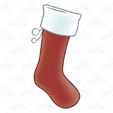 Red and White Stocking