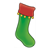 Red and Green Stocking Color PDF