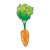 Short Carrot Color PNG