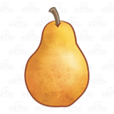Upright Yellow Pear