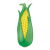 Big Ear of Corn Color PNG