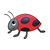 Little Red Ladybug Color PDF