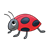 Little Red Ladybug Color PNG
